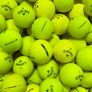 Callaway Yellow Mix Used Golf Balls - Halfpricegolfballs.com
