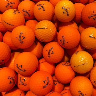 Callaway Orange Mix Used Golf Balls - Halfpricegolfballs.com