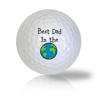Best Dad In The World Golf Balls Used Golf Balls