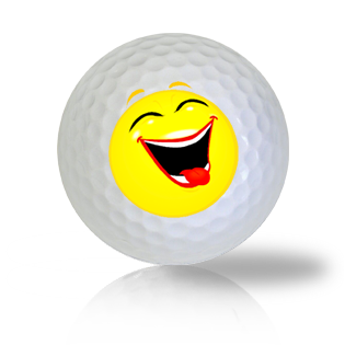 Laughing Heartily Emoticon Golf Balls - Half Price Golf Balls - Canada's Source For Premium Used & Recycled Golf Balls