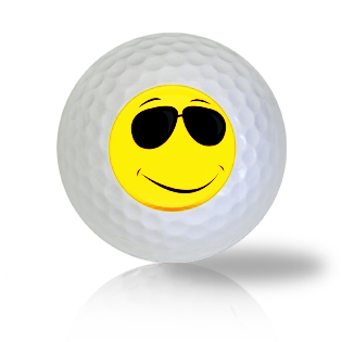 Sun Glasses (Shades) Emoticon Golf Balls - Half Price Golf Balls - Canada's Source For Premium Used & Recycled Golf Balls