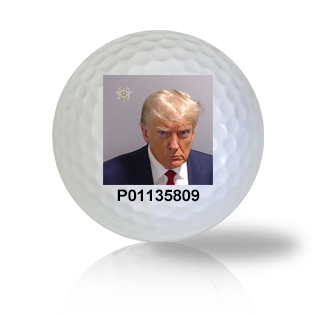 Donald Trump Mug Shot Golf Balls Used Golf Balls - Halfpricegolfballs.com
