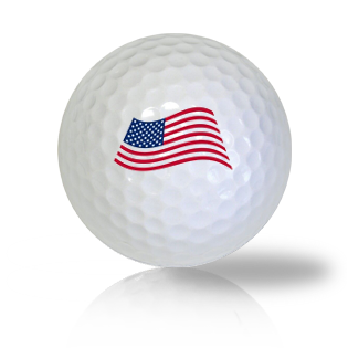 America Flag Golf Balls - Halfpricegolfballs
