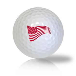 America Red Flag Golf Balls - Halfpricegolfballs