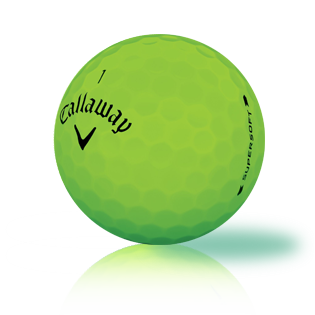 Callaway Supersoft Bold Matte Lime Used Golf Balls 