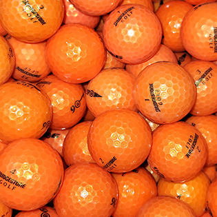 Custom Bridgestone Orange Mix Used Golf Balls - Halfpricegolfballs.com
