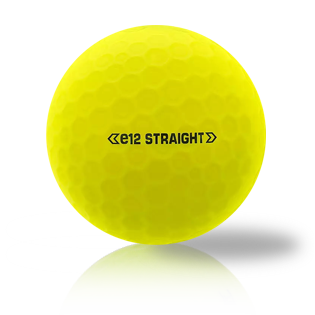 Custom Bridgestone e12 Straight Mindset Matte Yellow 2025 Used Golf Balls - Foundgolfballs.com