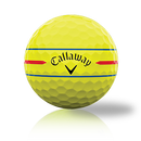 Custom Callaway Chrome Soft Triple Track 360 Yellow Used Golf Balls - Halfpricegolfballs.com