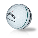 Custom Callaway Chrome Soft Triple Track Green Stripe Used Golf Balls - Halfpricegolfballs.com