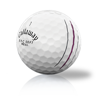 Custom Callaway ERC Soft Reva Triple Track Used Golf Balls - Halfpricegolfballs.com