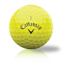 Custom Callaway Chrome Tour Yellow 2024 Used Golf Balls - Halfpricegolfballs.com