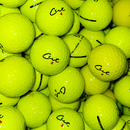 Cut Yellow Mix Used Golf Balls - Halfpricegolfballs.com