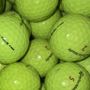 TaylorMade TP5 X Yellow 2024 Practice Used Golf Balls - Foundgolfballs.com