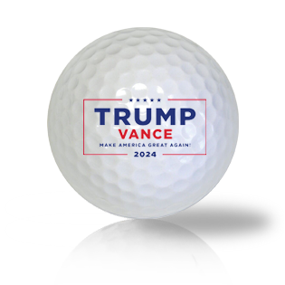 Trump Vance 2024 Golf Balls Used Golf Balls - Halfpricegolfballs.com