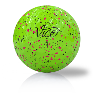 Vice Pro Air Neon Drip Red And Black Used Golf Balls - Halfpricegolfballs.com
