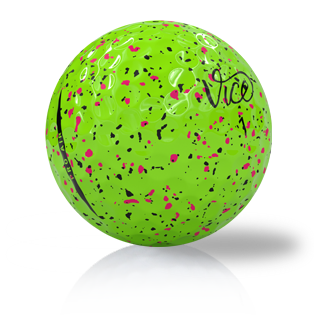 Vice Pro Air Neon Drip Red And Black Used Golf Balls - Halfpricegolfballs.com