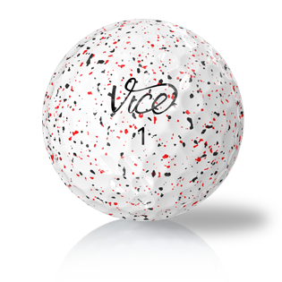 Vice Pro Air Drip Red And Black Used Golf Balls - Halfpricegolfballs.com