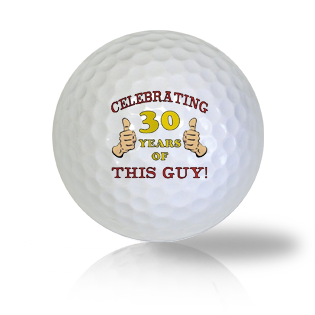 Happy 30th Birthday Golf Balls - Half Price Golf Balls - Canada's Source For Premium Used & Recycled Golf Balls