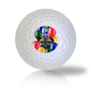 Birthday Pug in Balloons Golf Balls - Half Price Golf Balls - Canada's Source For Premium Used & Recycled Golf Balls
