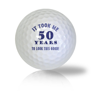 Happy 50th Birthday Golf Balls - Half Price Golf Balls - Canada's Source For Premium Used & Recycled Golf Balls