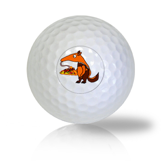 Anteater Having a Pizza Golf Balls - Half Price Golf Balls - Canada's Source For Premium Used & Recycled Golf Balls