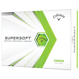 Custom Callaway Supersoft Bold Matte Lime (New In Box) - Halfpricegolfballs.com