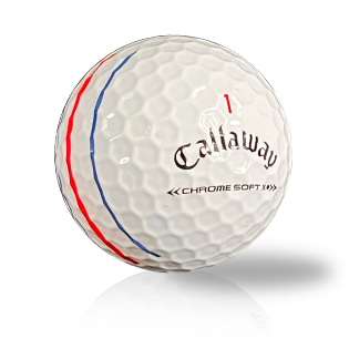 Custom Callaway Chrome Soft X Triple Track DOT 2022 Used Golf Balls - Halfpricegolfballs.com