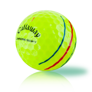 Custom Callaway Chrome Soft Triple Track Yellow - Half Price Golf Balls - Canada's Source For Premium Used Golf Balls