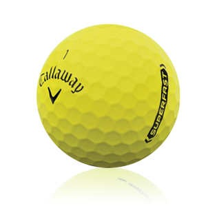 Custom Callaway Superfast 22 Yellow Used Golf Balls - Halfpricegolfballs.com