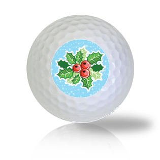 Christmas Holly Golf Balls - Halfpricegolfballs