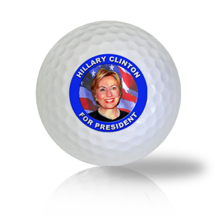 Hillary Clinton For President 2016 Golf Balls - Half Price Golf Balls - Canada's Source For Premium Used & Recycled Golf Balls