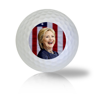 Hillary Clinton Having A Good Laugh Golf Balls - Half Price Golf Balls - Canada's Source For Premium Used & Recycled Golf Balls