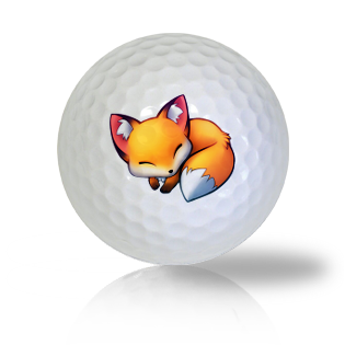 Comfortably Sleeping Fox Golf Balls - Half Price Golf Balls - Canada's Source For Premium Used & Recycled Golf Balls