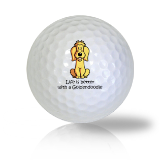 Life Is Better With A GoldenDoodle Golf Balls - Half Price Golf Balls - Canada's Source For Premium Used & Recycled Golf Balls