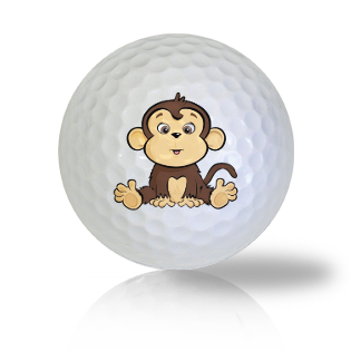 Cute Sitting Monkey Golf Balls - Half Price Golf Balls - Canada's Source For Premium Used & Recycled Golf Balls
