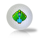 Cute Sitting Peacock Golf Balls - Half Price Golf Balls - Canada's Source For Premium Used & Recycled Golf Balls