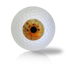 Orange Eye Ball Golf Balls - Halfpricegolfballs