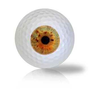 Orange Eye Ball Golf Balls - Halfpricegolfballs