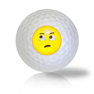 Rolling Eyes Emoticon Golf Balls - Half Price Golf Balls - Canada's Source For Premium Used & Recycled Golf Balls