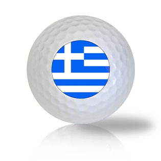 Greece Flag Golf Balls - Half Price Golf Balls - Canada's Source For Premium Used & Recycled Golf Balls