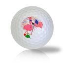 Flamingo Celebrating the 4th of July Golf Balls - Half Price Golf Balls - Canada's Source For Premium Used & Recycled Golf Balls