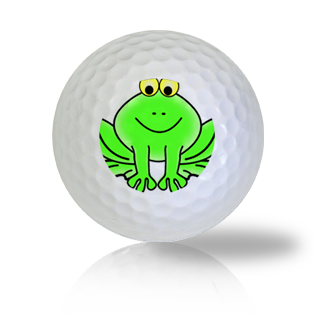 Frog Poised and Smiling Golf Balls - Half Price Golf Balls - Canada's Source For Premium Used & Recycled Golf Balls
