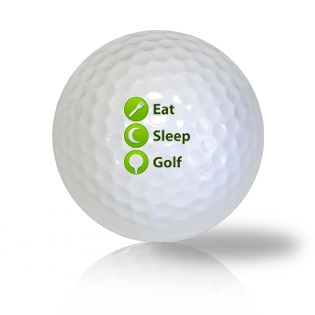 Eat Sleep Golf Golf Balls - Halfpricegolfballs