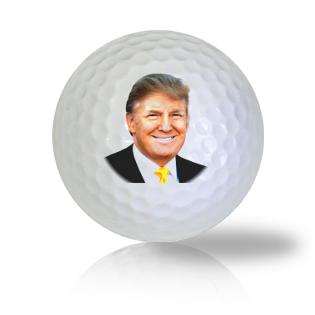 Donald Trump President in a Gold Tie Golf Balls - Half Price Golf Balls - Canada's Source For Premium Used & Recycled Golf Balls