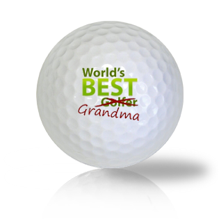 World's Best Grandma Golf Balls - Halfpricegolfballs