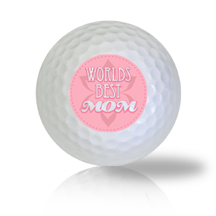 World's Best Mom Golf Balls - Halfpricegolfballs