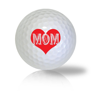 I Love Mom Golf Balls - Halfpricegolfballs
