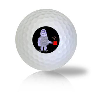 Monster with a Coffee Keeping Warm Funny Golf Balls - Half Price Golf Balls - Canada's Source For Premium Used & Recycled Golf Balls