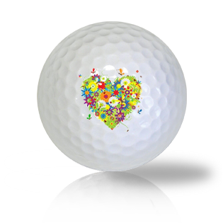 Happy Mother's Day Heart Golf Balls - Half Price Golf Balls - Canada's Source For Premium Used & Recycled Golf Balls