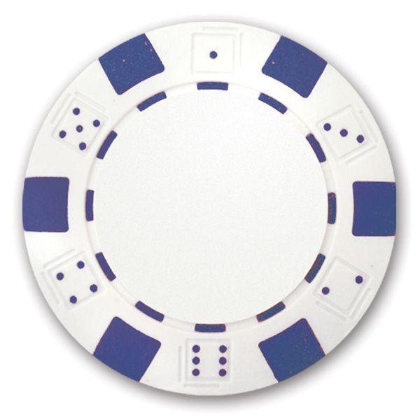 Custom Poker Chips - Blue - Half Price Golf Balls - Canada's Source For Premium Used & Recycled Golf Balls